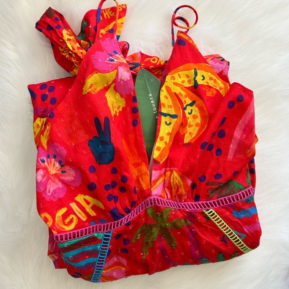 Farm rio printed sleeveless maxi dress - Picture 10 of 16